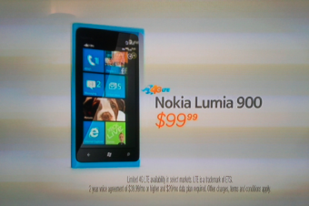 Lumia 900のテレビCM