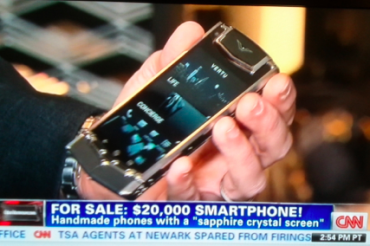 2万ドルのスマートフォン