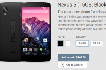 T-MobileのNexus 5は100ドル高い