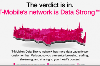 T-MobileがVerizonより優れていると宣伝
