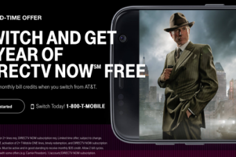 T-MobileがDirecTV Now無料のプロモーション