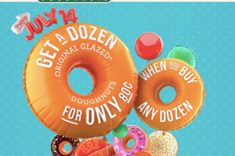 Krispy Kremeの80周年を祝う