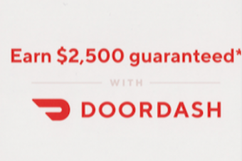 DoorDashが2,500ドルを保証するというが